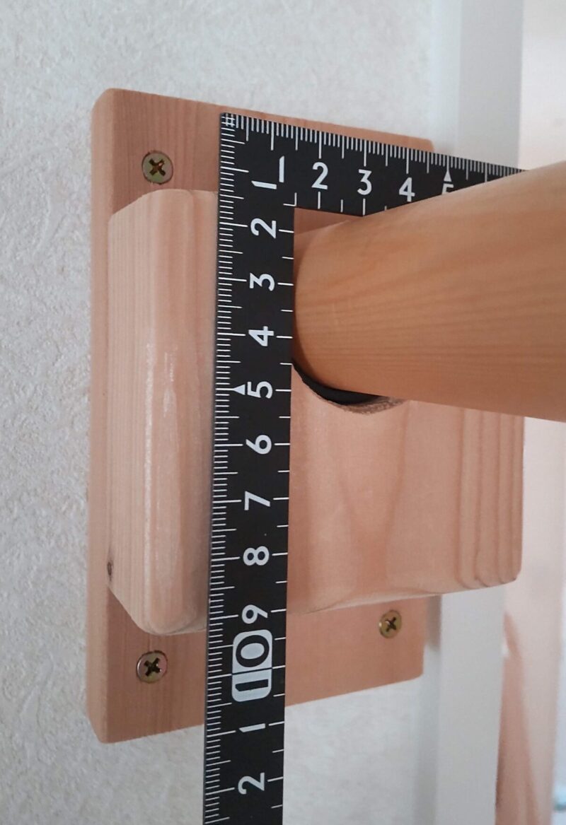 木の棒の太さ。32mm